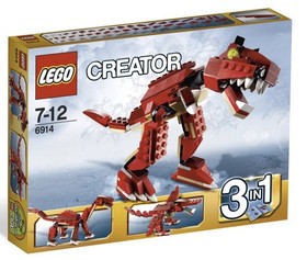 LEGO CREATOR Dinosaurs New Prehistoric Hunters (6914) 3 In 1 Set NIB Sealed