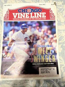 Chicago Vine Line Vol. 8 No. 6 Magazine June 1993 - Derrick May Chicago Cubs - Picture 1 of 4