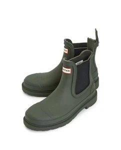 Hunter Commando Chelsea Women's Rain Boots WFS1018RMA Size 5 NWOB - Picture 1 of 7