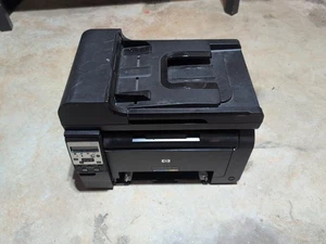 HP LaserJet 100 Color MFP M175NW Printer W/ Toner Missing Paper Tray Wireless - Picture 1 of 2