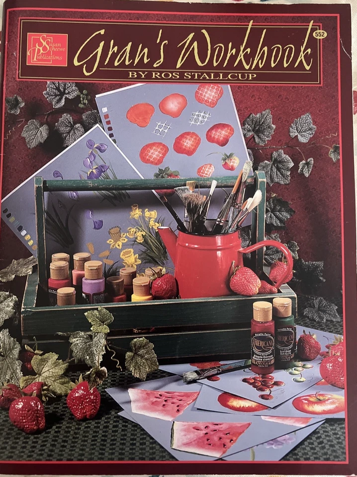 Gran's Pantry Ros Stallcup Decorative Painting Book Fruit & Flower Patterns - Image 1 of 2