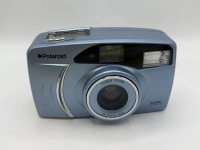 Polaroid PZ2001 Power Zoom 35-70mm Lens Point & Shoot Film Camera Blue Works - Image 1 of 4
