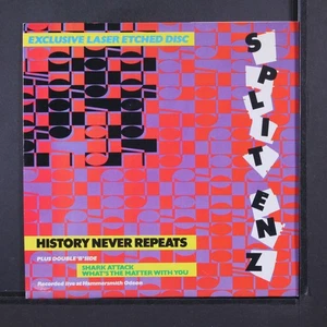 SPLIT ENZ: history never repeats A&M 7" Single 45 RPM United Kingdom - Picture 1 of 4
