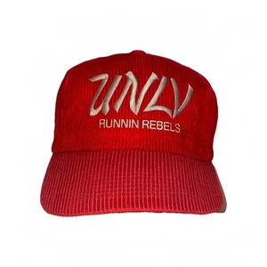 UNLV Las Vegas RUNNIN REBELS Sports Specialties Script The Cord Vintage Hat Cap - Picture 1 of 5
