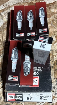 CHAMPION COPPER PLUS Spark Plugs RH18Y 857 Set of 6 - Image 1 of 2