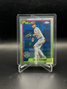 2025 Topps Serie 1 - 1990 Topps Chrome Silver Pack Trea Turner #T90C-39 Blu... - Foto 1 di 2