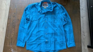 Orvis Mens Blue Outdoor Fishing Shirt Mens Medium Light Weight - Picture 1 of 4