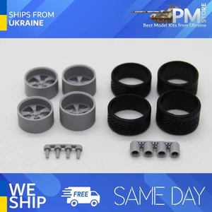 DiOlex DP24063 1/24 wheels 19"American Racing VF479 Tamiya Fujimi Aoshima Revell - Picture 1 of 3