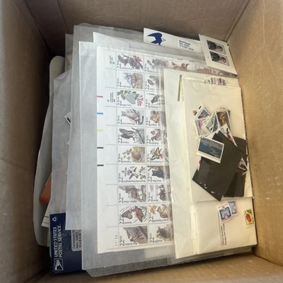 Huge U.S. Mint Postage Lot! Singles, Blocks & More! $1,007.17 FV! - Image 1 of 4