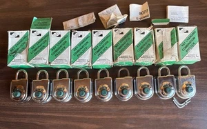 9 Sargent Greenleaf 8077A Combination Padlock Locks 1986,1982,1969 1983x4 1980x2 - Picture 1 of 21