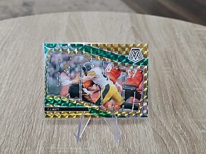 Panini Mosaic 2024 T.J. Watt Steelers #3 BANG Green Mosaic - Picture 1 of 2