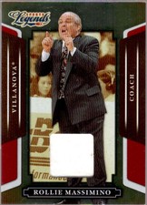 Rollie Massimino Card 2008 Donruss Sports Legends Mirror Blue #62 