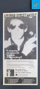 Lou Reed Street Hassle Album & Tour Promo Print Advertisement 1978 - Picture 1 of 2