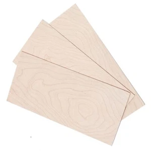 3 Pack 1.5mm Thick Maple Wood Guitar Veneer Shell Sheet Headplate DIY Tools n - Picture 1 of 7