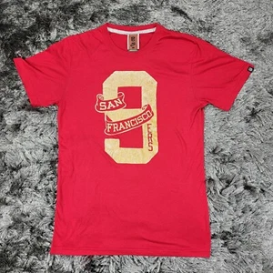 Vintage 90's Nike San Francisco 49ers T-shirt Medium Red NFL Football SF Logo - Picture 1 of 17