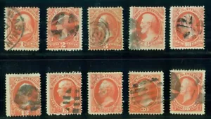 US #O15-24, Complete INTERIOR Official set, used, F/VF, Scott $185.00 - Picture 1 of 1