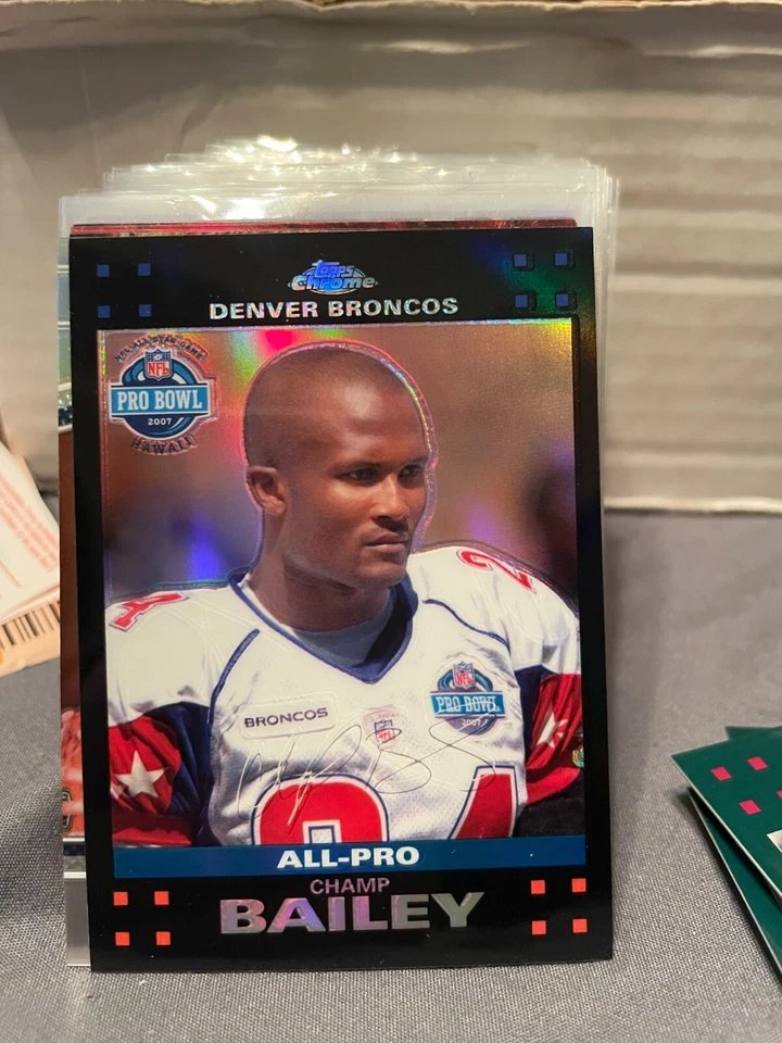 2007 Topps Chrome Refractors #TC101 Champ Bailey PB broncos! - Image 1 of 1