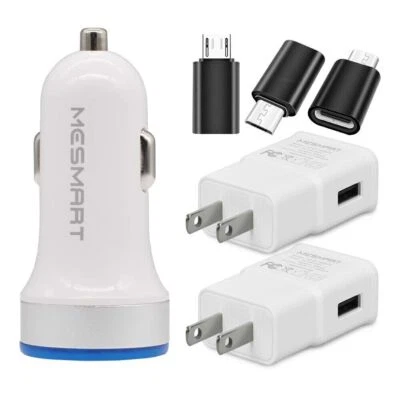 Adaptador cargador de pared súper rápido de 2 puertos USB para iPhone Samsung Android Foto 1 de 4