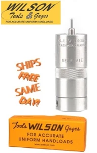 LE Wilson Stampo collo boccola intercambiabile inox per 308 Win NUOVO # SND-308W - Foto 1 di 6