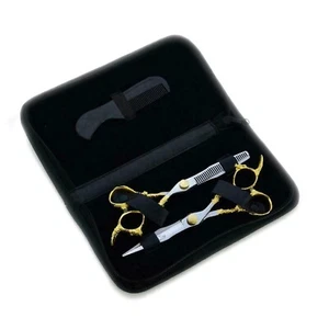 Premium 6" Japanese Hair Cutting Thinning Scissors Barber Shears Kit Set - Picture 1 of 10