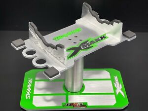 NEW Work Stand RC Car Rotate 360 GREEN - Traxxas X-Maxx support