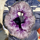 10.8LB Natural Amethyst Cluster purple Quartz Crystal Rare mineral Specime