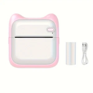 Mini Pocket Thermal Printer Bluetooth Wireless Photo Note Sticker Paper Roll Set - Picture 1 of 14