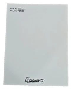Graniteville SC Memo Pad From The Original Textile Mill Graniteville Company -NE - Picture 1 of 5