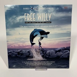 Free Willy - LASERDISC - Very Good - Widescreen - Jason James Richter - Family - Foto 1 di 4