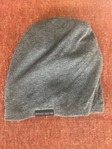 Grace Eleyae Slap Satin Lined Cap - Gray - Pre-owned - Size M - Picture 1 of 2