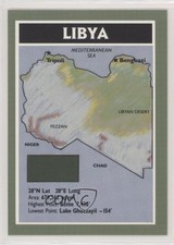 1990 CaliCo Graphics League of Nations Libya #36 0w6