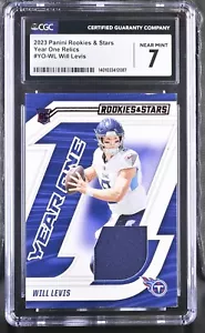 WILL LEVIS ROOKIE PATCH 2023 Rookies & Stars Year One Red #YO-WL + FREE SHIPPING - Picture 1 of 2