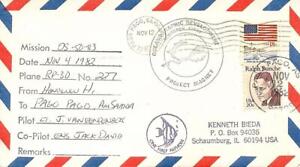 USA osłona lotu Project MAGNET z pocztą fotograficzną-30 z Honolulu do Pago Pago 12.11.1982
