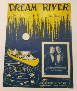 Sheet Music- Dream River with Ukulele Arrangement VINTAGE 1928 - Picture 1 of 4