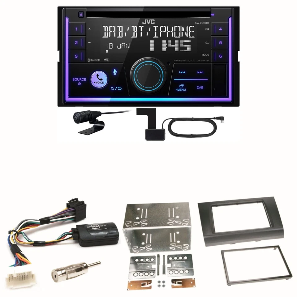 JVC KW-DB95BT Bluetooth Digitalradio Einbauset für Suzuki Swift Sport EZ MZ - Bild 1 von 1