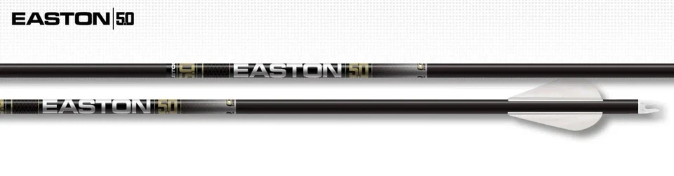 Easton 5.0  340 Spine W/ Halfout 2" vanes Half Dozen - Image 1 of 1