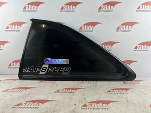 NISSAN S14 REAR QUARTER SIDE GLASS PASSENGER SIDE NS 200SX S14 S14A ZENKI KOUKI - Imagen 1 de 2