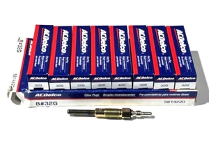 New AC-Delco Glow Plug Set for 1988-1994 Ford 7.3L IDI Diesel 32G / 5614220 - Foto 1 di 2