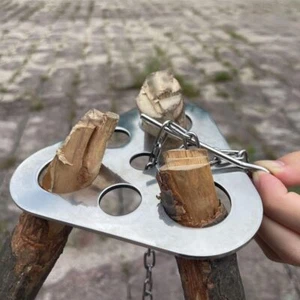 Camping Tripod Board,Turn Branches into Campfire ,Stainless Steel Plus - Picture 1 of 7