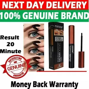 Tatoo Brow Easy Peel off Tint Gel Eyebrow Tint Peel Tattoo 102 LIGHT BROWN - Picture 1 of 3