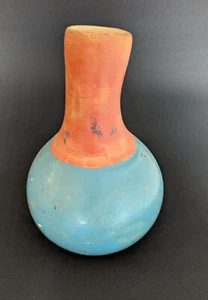 Weller Keramik Ollas Vintage Wasserkrug Türkis Terrakotta - Bild 1 von 5