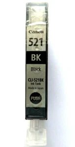 1x Original Canon Refilled CLI-521 BK Black Cart, Tintenstrahl, Packgröße 1, MP980 etc. - Bild 1 von 2