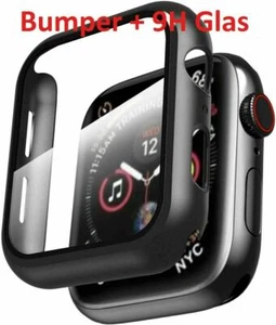 Schutzhülle Bumper Für Apple Watch Serie 10 42 / 46 mm Case 9H Hartglas Display - Bild 1 von 7