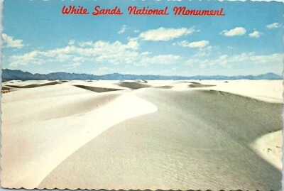 White Sands National Monument, Alamogordo, New Mexico Postcard c1969 - Image 1 of 2
