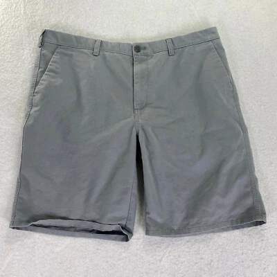 Pantalones Cortos Chinos Haggar Para Hombre Talla 40 Gris Algodón y Poliéster Reciclado Frente Plano  Foto 1 de 4