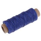 50M/Roll Leather Sewing Flat Waxed Thread Wax String Hand Stitching Craft 150 Db