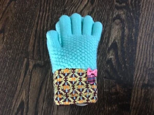 Guantes para niños sin marca color agua talla pequeña NUEVOS - Imagen 1 de 3