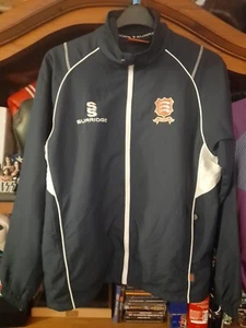 Essex Cricket Surridge Sports Mens Navy Full Zip Jacket MEDIUM. NO Hood - Picture 1 of 5