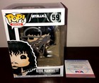 Kirk Hammett Metallica #59 Master Of Puppets Ride The Lightning Signed Funko PSA