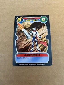 2002 Bandai Digimon JUSTIMON DT-32 Mega D-Tector Card Game #9 - NM - Imagen 1 de 2